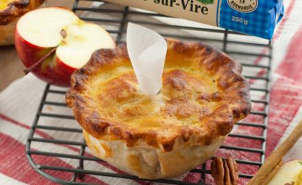 Tourte aux pommes et noix de pécan