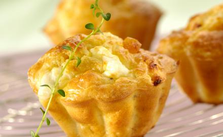 Muffins au fromage frais