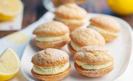 Mignardises à la Crème au Mascarpone citronnée