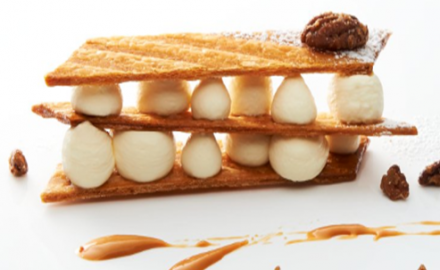 Silky mille-feuille with dulce de leche