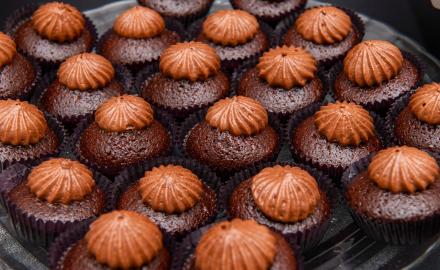 Cupcakes fondants choco-marron