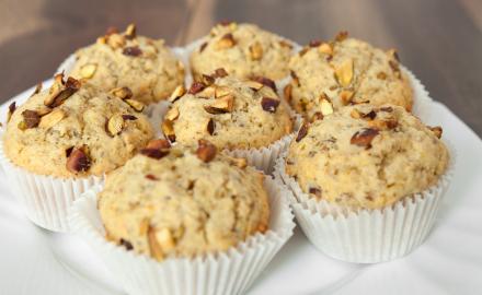 Muffins bananes et noisettes