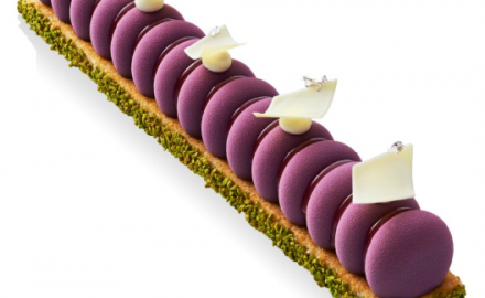 BÛCHE GLACÉE PÊCHE DE VIGNE