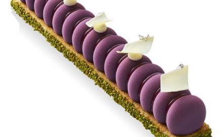 Bûche glacée pêche de vigne