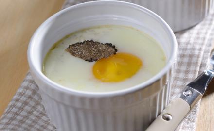 Oeuf cocotte à la truffe