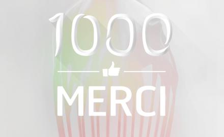 1000 FANS sur Facebook !