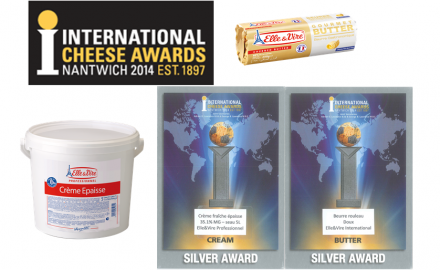 Elle & Vire Professionnel récompensé au Nantwich International Cheese Award !