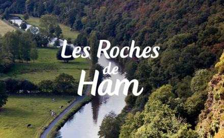 Vue sur la Vire du haut des Roches de Ham