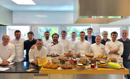 The winners of the Best Artisan Butter Croissant in Spain at La Maison de la Crème!