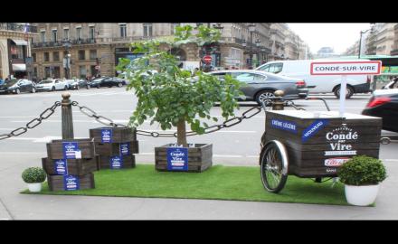 La  crème légère de Condé-sur-Vire sillonnait les rues de Paris