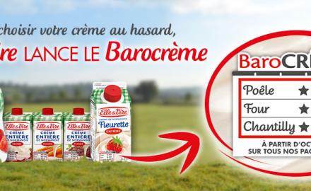 Le Barocrème : La solution Elle & Vire pour bien choisir votre crème !