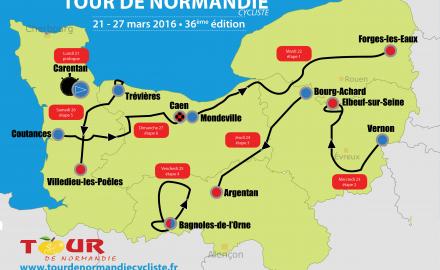 Le Tour de Normandie du 21 au 27 mars 2016