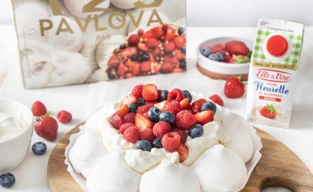 UNE PAVLOVA FACILE ET GOURMANDE EN 5 MINUTES CHRONO ?