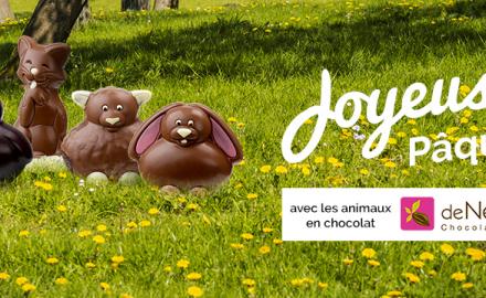 A Pâques, le chocolatier de Neuville sonne les cloches …