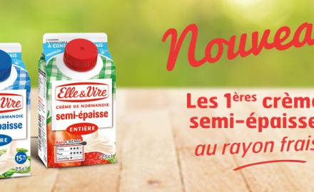 Enfin une crème qui marche «à tous les plats» au rayon frais !