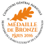 Médaille de bronze Concours Général Agricole 2016