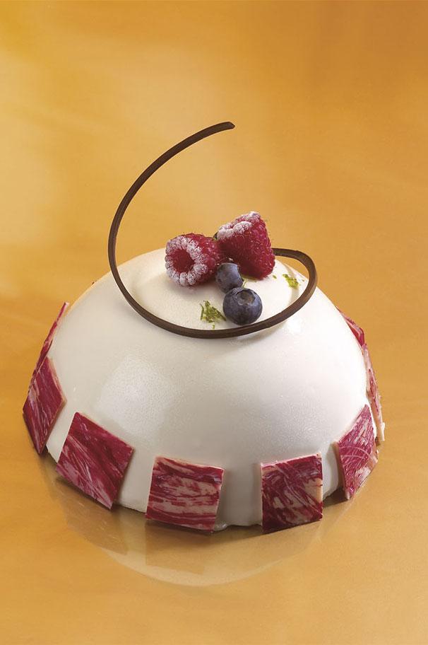 Dome Of Strawberry And Cream Cheese Mousse Pastry And Bakery Elle Vire Professionnel